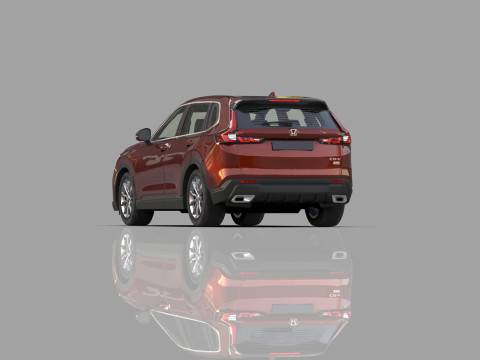 Honda CRV 2023 HQ interior 3D Model