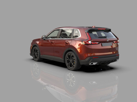 Honda CRV 2023 HQ interior 3D Model