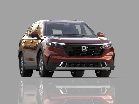 Honda CRV 2023 HQ interior 3D Model