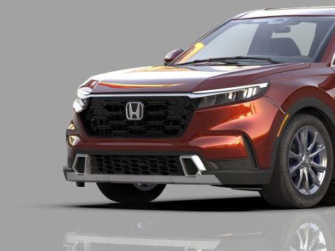 Honda CRV 2023 HQ interior 3D Model