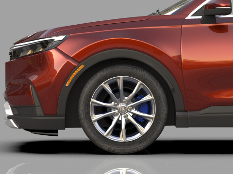 Honda CRV 2023 HQ interior 3D Model