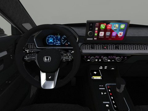 Honda CRV 2023 HQ interior 3D Model
