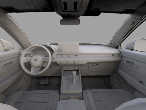Honda CRV 2023 HQ interior 3D Model