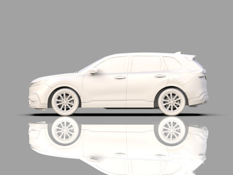 Honda CRV 2023 HQ interior 3D Model