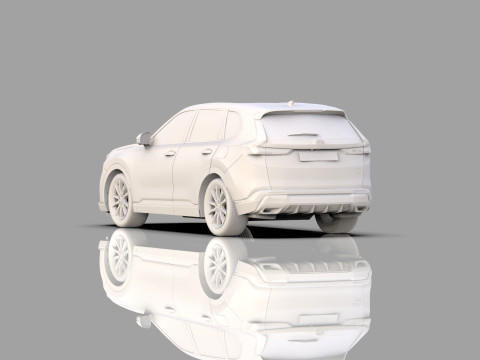 Honda CRV 2023 HQ interior 3D Model