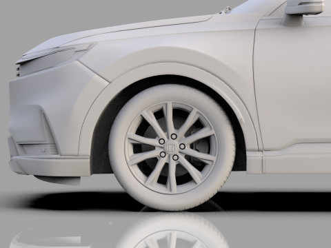 Honda CRV 2023 HQ interior 3D Model