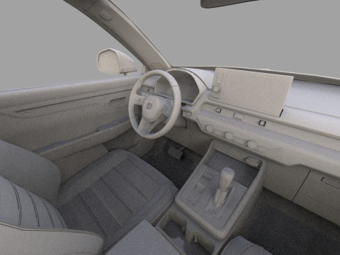 Honda CRV 2023 HQ interior 3D Model