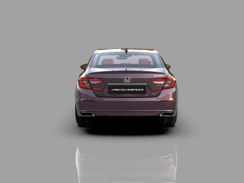Honda Accord 2018-2022 HQ interior 3Dモデル