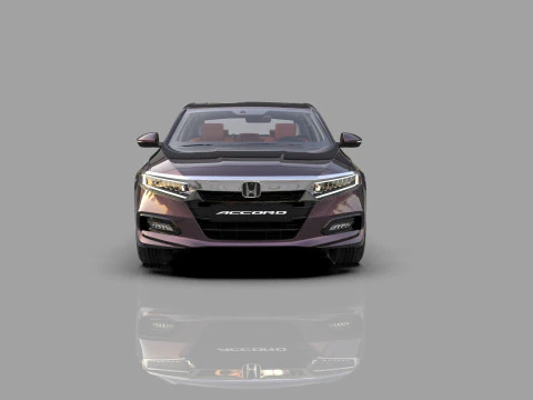 Honda Accord 2018-2022 HQ interior 3D Model