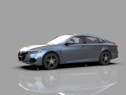 Honda Accord 2018-2022 HQ interior 3Dモデル
