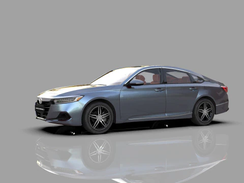 Honda Accord 2018-2022 HQ interior 3D Model