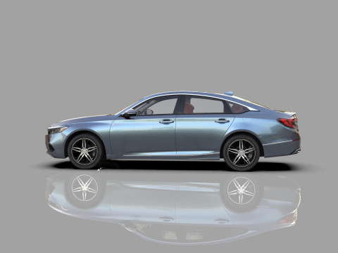 Honda Accord 2018-2022 HQ interior 3Dモデル