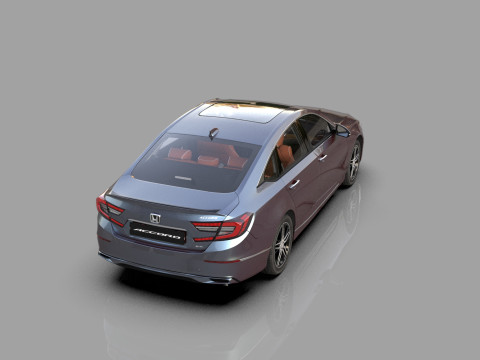 Honda Accord 2018-2022 HQ interior 3Dモデル