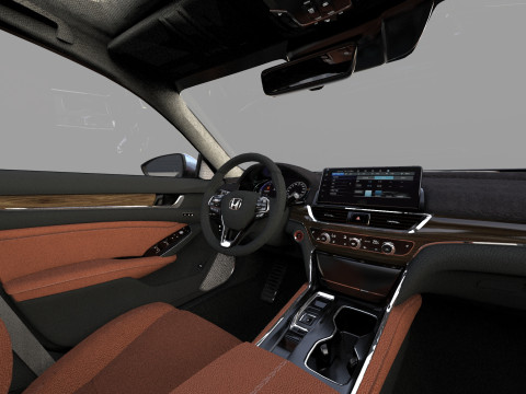 Honda Accord 2018-2022 HQ interior 3Dモデル