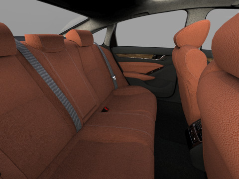 Honda Accord 2018-2022 HQ interior 3Dモデル