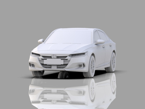 Honda Accord 2018-2022 HQ interior 3Dモデル