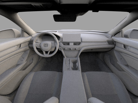 Honda Accord 2018-2022 HQ interior 3Dモデル
