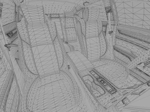 Honda Accord 2018-2022 HQ interior 3Dモデル