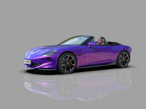 MG Cyberster 2024 HQ interior 3D Model