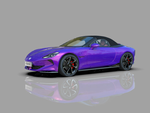 MG Cyberster 2024 HQ interior 3D Model