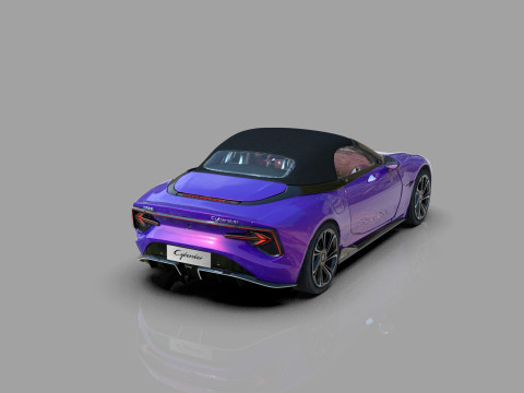 MG Cyberster 2024 HQ interior 3D Model