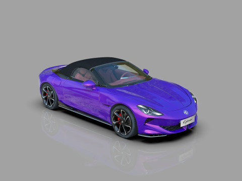 MG Cyberster 2024 HQ interior 3D Model