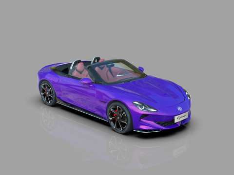 MG Cyberster 2024 HQ interior 3D Model