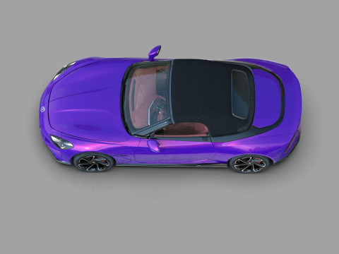 MG Cyberster 2024 HQ interior 3D Model