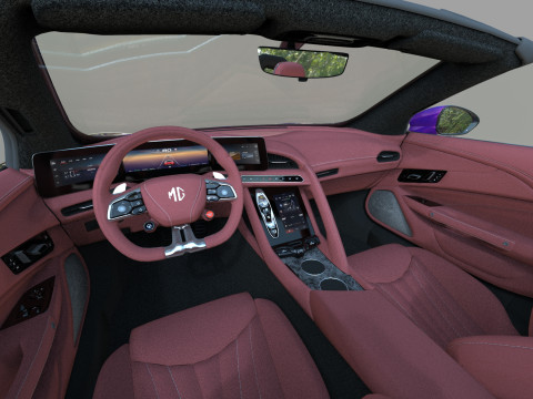 MG Cyberster 2024 HQ interior 3D Model