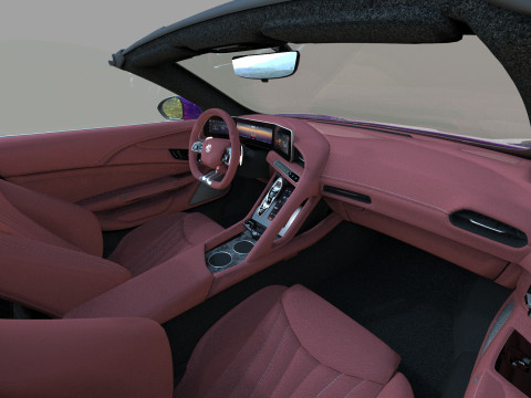 MG Cyberster 2024 HQ interior 3D Model