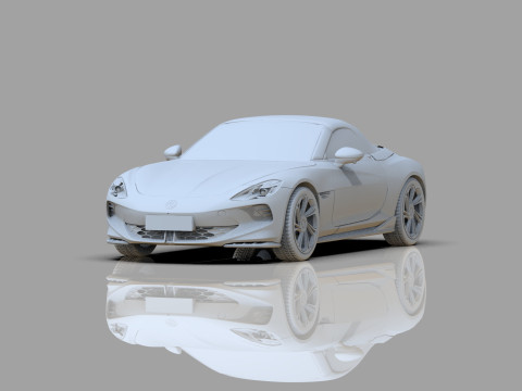 MG Cyberster 2024 HQ interior 3D Model