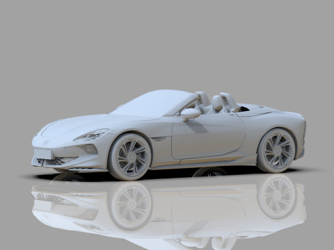 MG Cyberster 2024 HQ interior 3D Model