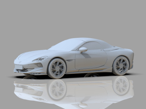 MG Cyberster 2024 HQ interior 3D Model