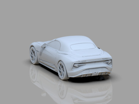 MG Cyberster 2024 HQ interior 3D Model