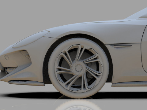 MG Cyberster 2024 HQ interior 3D Model