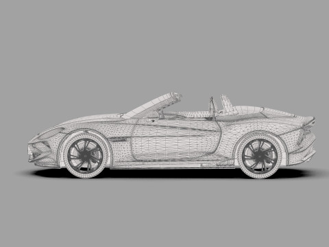 MG Cyberster 2024 HQ interior 3D Model