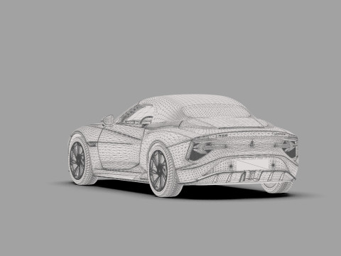 MG Cyberster 2024 HQ interior 3D Model