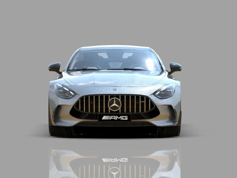 Mercedes Benz AMG GT63 2024 HQ interior 3D Model