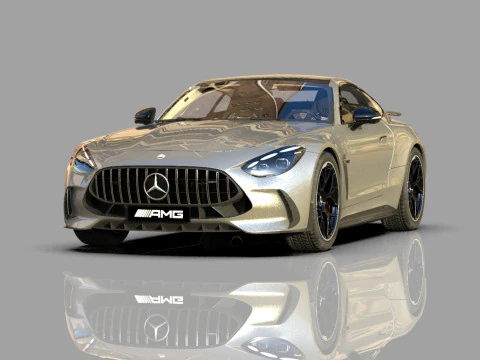 Mercedes Benz AMG GT63 2024 HQ interior Modelo 3D