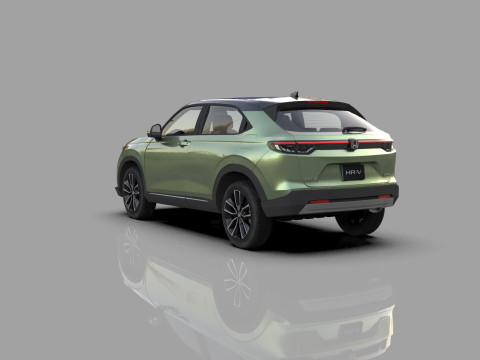 Honda HR-V 2021 HQ interior 3Dモデル