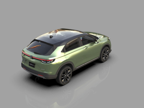 Honda HR-V 2021 HQ interior 3Dモデル