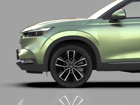 Honda HR-V 2021 HQ interior 3Dモデル