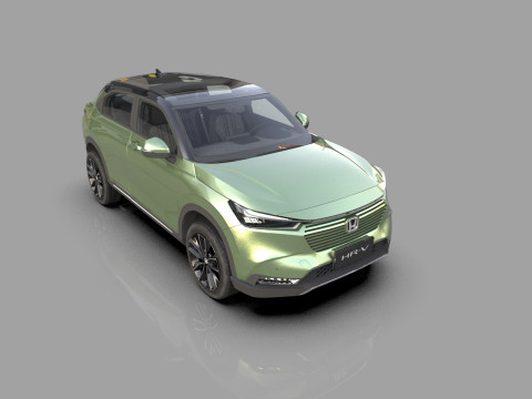 Honda HR-V 2021 HQ interior 3Dモデル