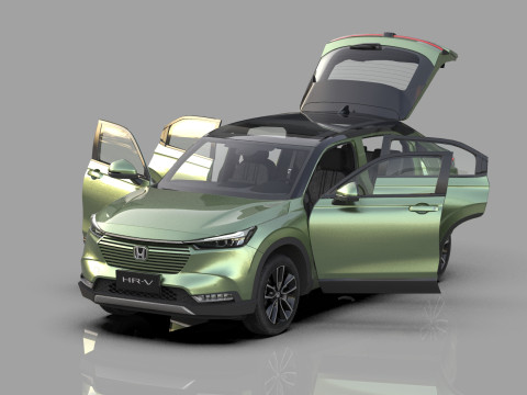 Honda HR-V 2021 HQ interior 3Dモデル