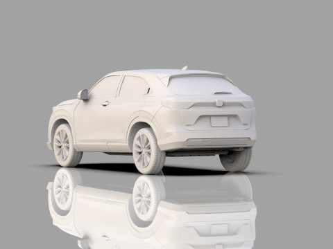 Honda HR-V 2021 HQ interior 3Dモデル