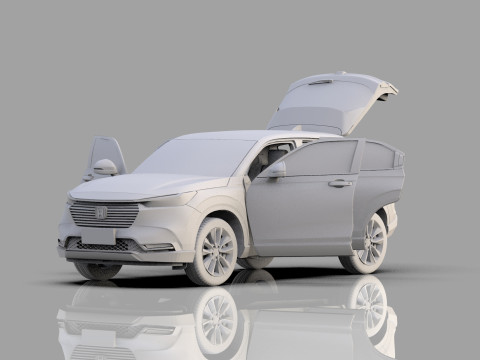 Honda HR-V 2021 HQ interior 3Dモデル