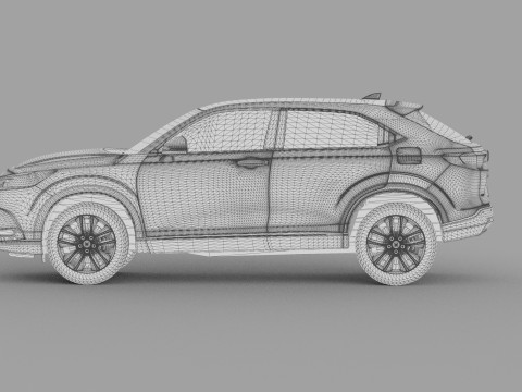 Honda HR-V 2021 HQ interior 3Dモデル