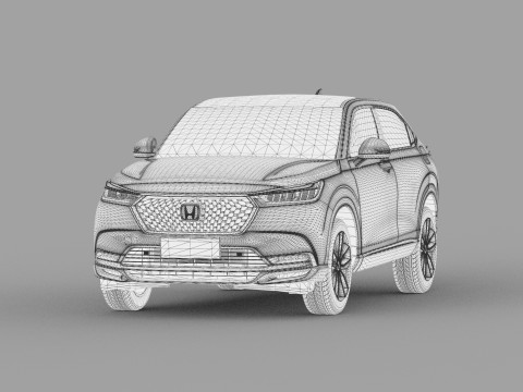 Honda XR-V 2021 HQ interior Model 3D