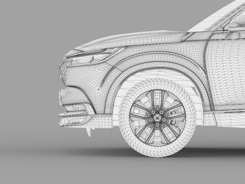 Honda XR-V 2021 HQ interior Model 3D