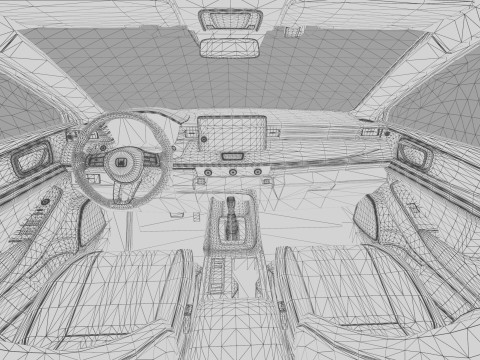 Honda XR-V 2021 HQ interior Model 3D